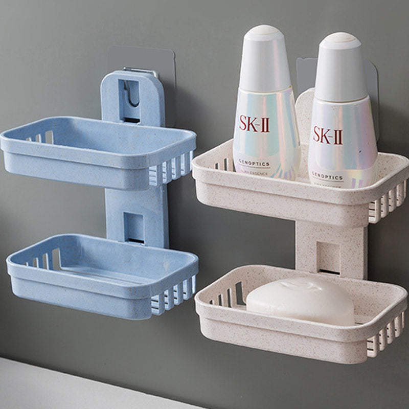 Bathroom Suction Cup Soap Dishes Plastic Holder