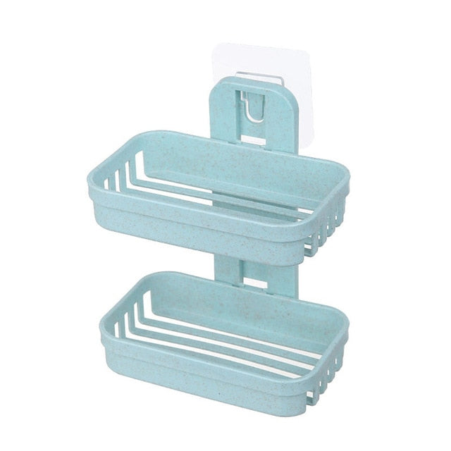 Bathroom Suction Cup Soap Dishes Plastic Holder
