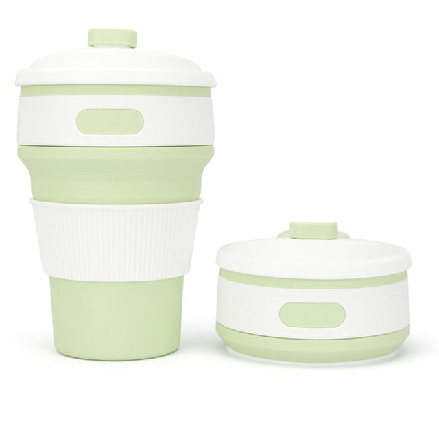 350ML Silicone Folding Coffee Cups Portable