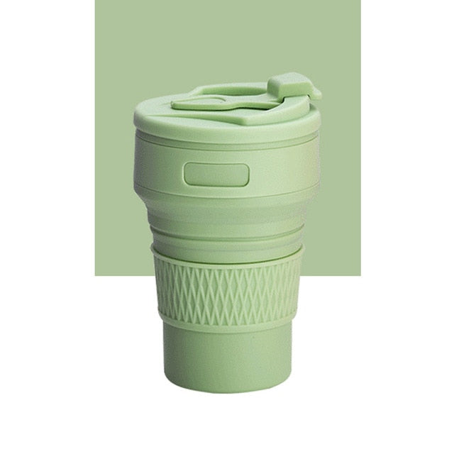 350ML Silicone Folding Coffee Cups Portable