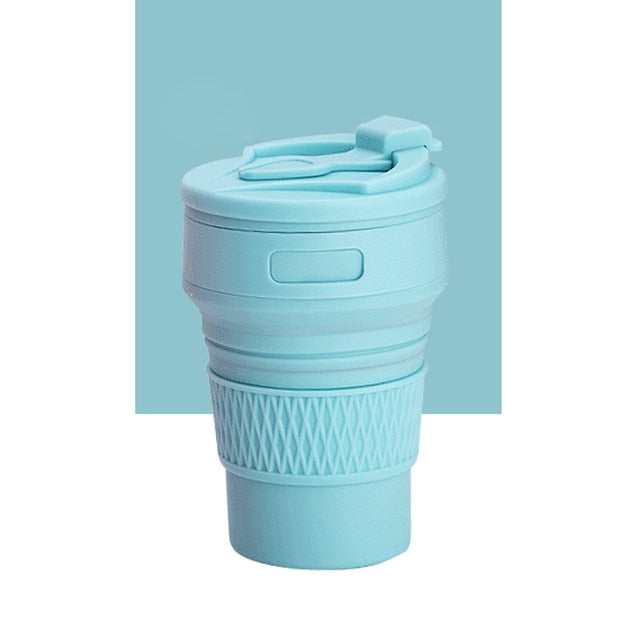 350ML Silicone Folding Coffee Cups Portable