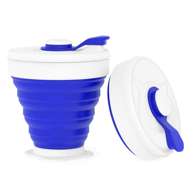350ML Silicone Folding Coffee Cups Portable