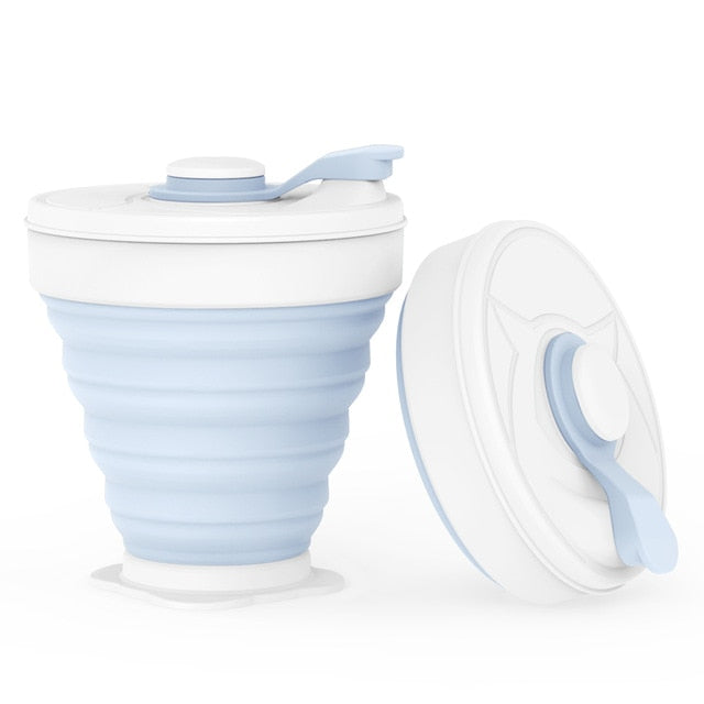 350ML Silicone Folding Coffee Cups Portable
