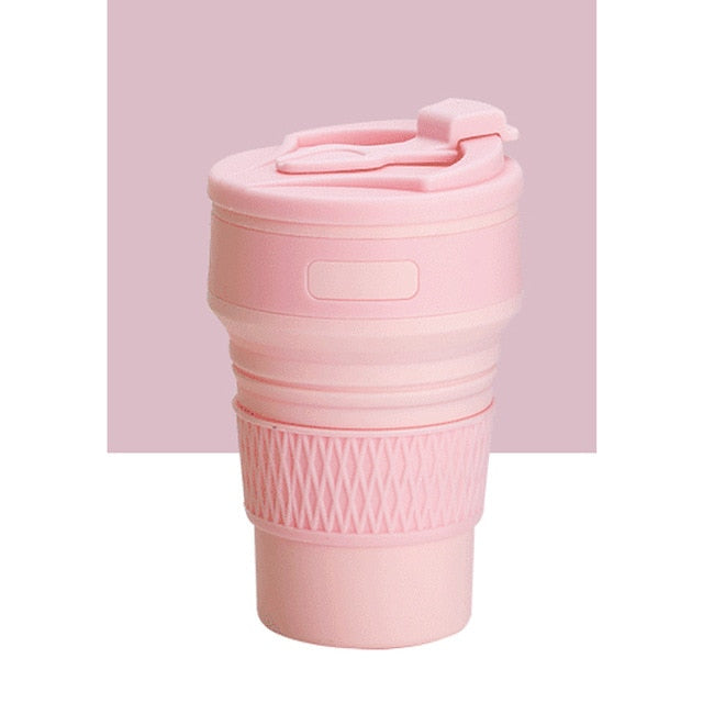 350ML Silicone Folding Coffee Cups Portable