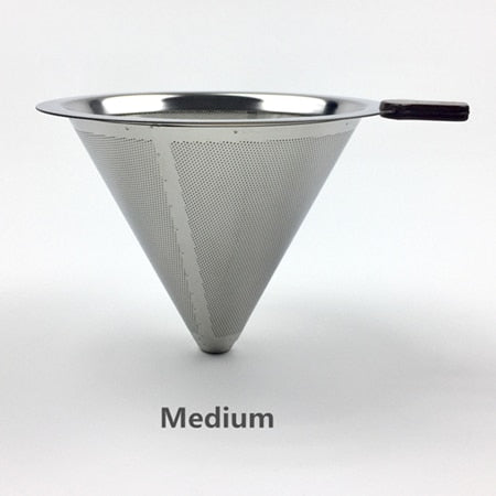 Stainless Steel Coffee Filter Holder Reusable Coffee Filter