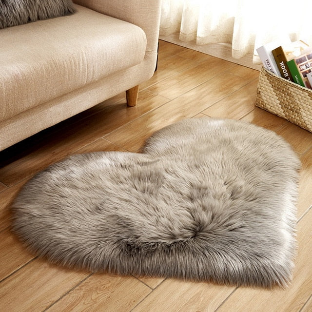 Carpet Bedroom Floor Mat Love Heart Rugs