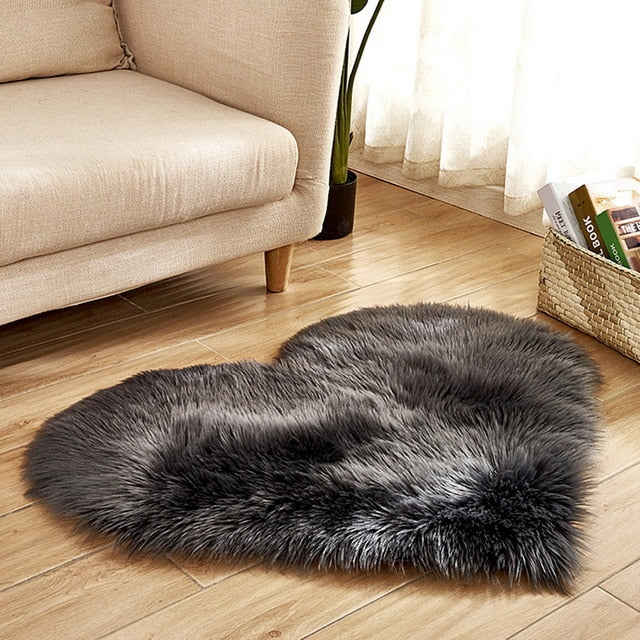 Carpet Bedroom Floor Mat Love Heart Rugs
