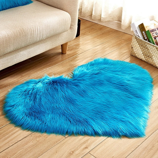 Carpet Bedroom Floor Mat Love Heart Rugs