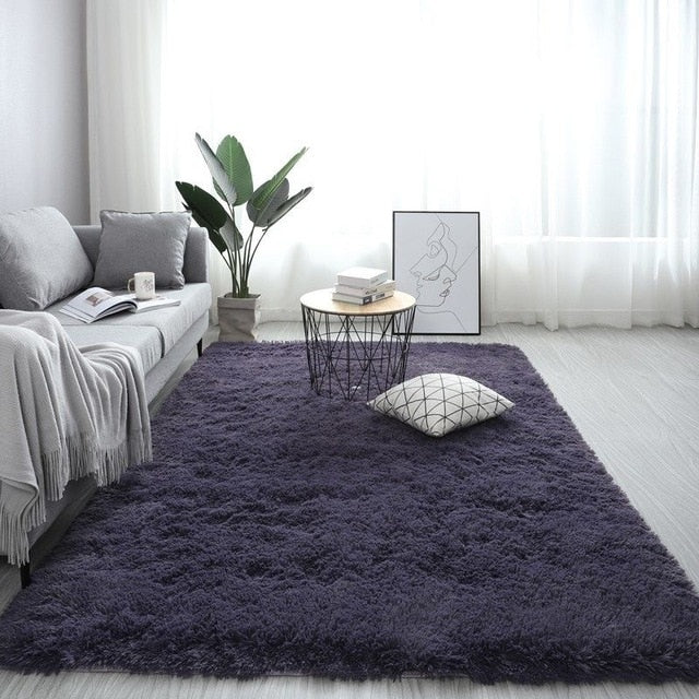 Nordic fluffy carpet rugs for bedroom/living room
