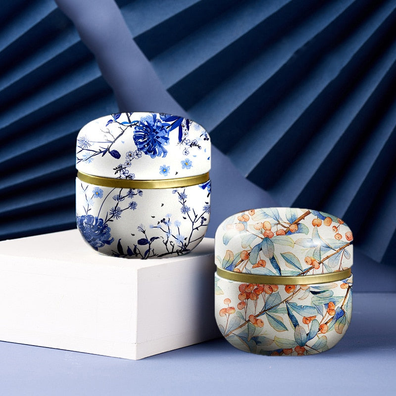 Tea Candle Candy Snacks Small Round Cans