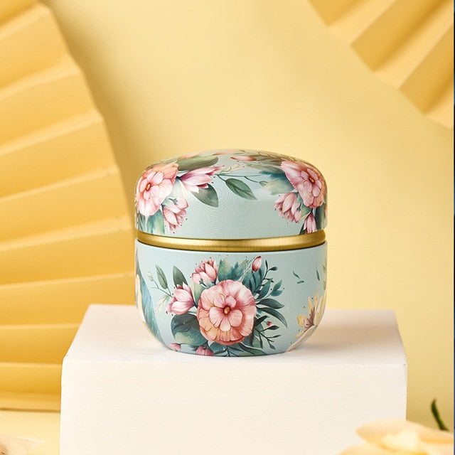 Tea Candle Candy Snacks Small Round Cans