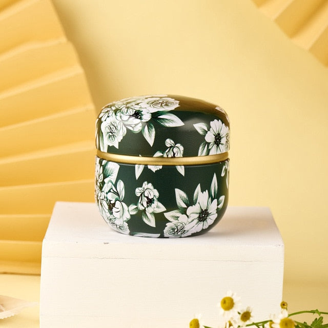 Tea Candle Candy Snacks Small Round Cans