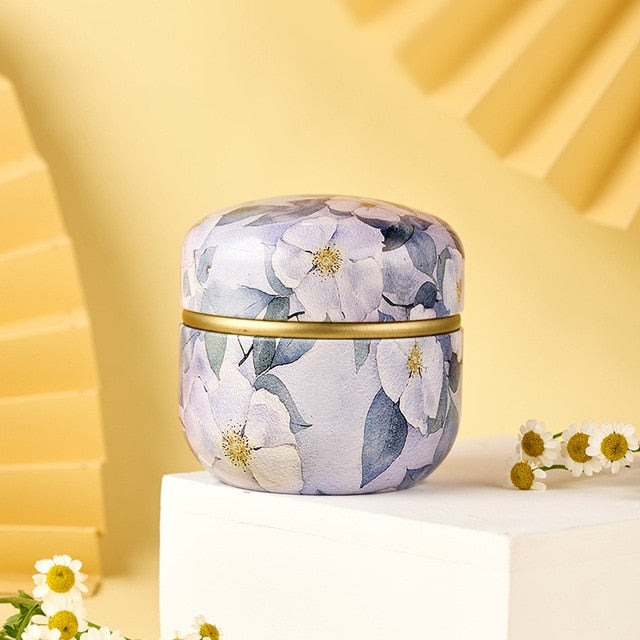 Tea Candle Candy Snacks Small Round Cans