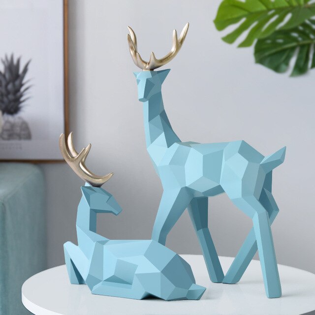 Statue Deer Resin Decoration Nordic Home Decor